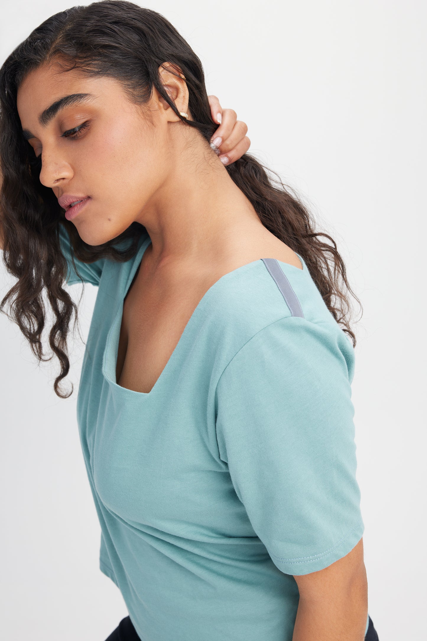 Tracking Square Neck T-Shirt